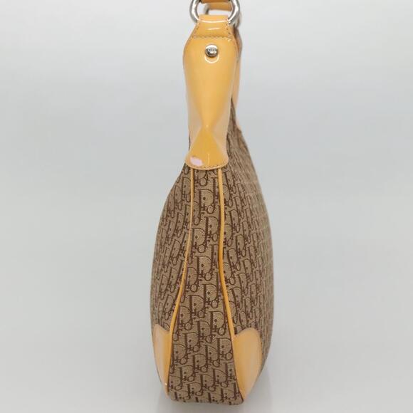 DIOR Trotter Canvas Shoulder Bag Beige Silver - Picture 5 of 13